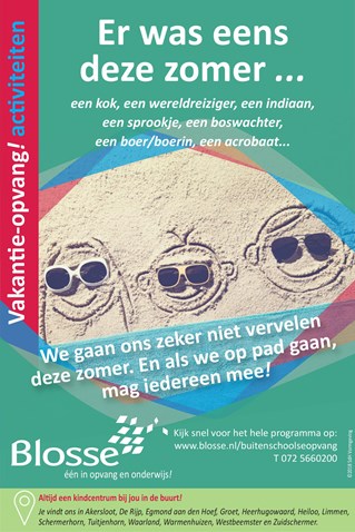 advertentie zomerprogramma bso