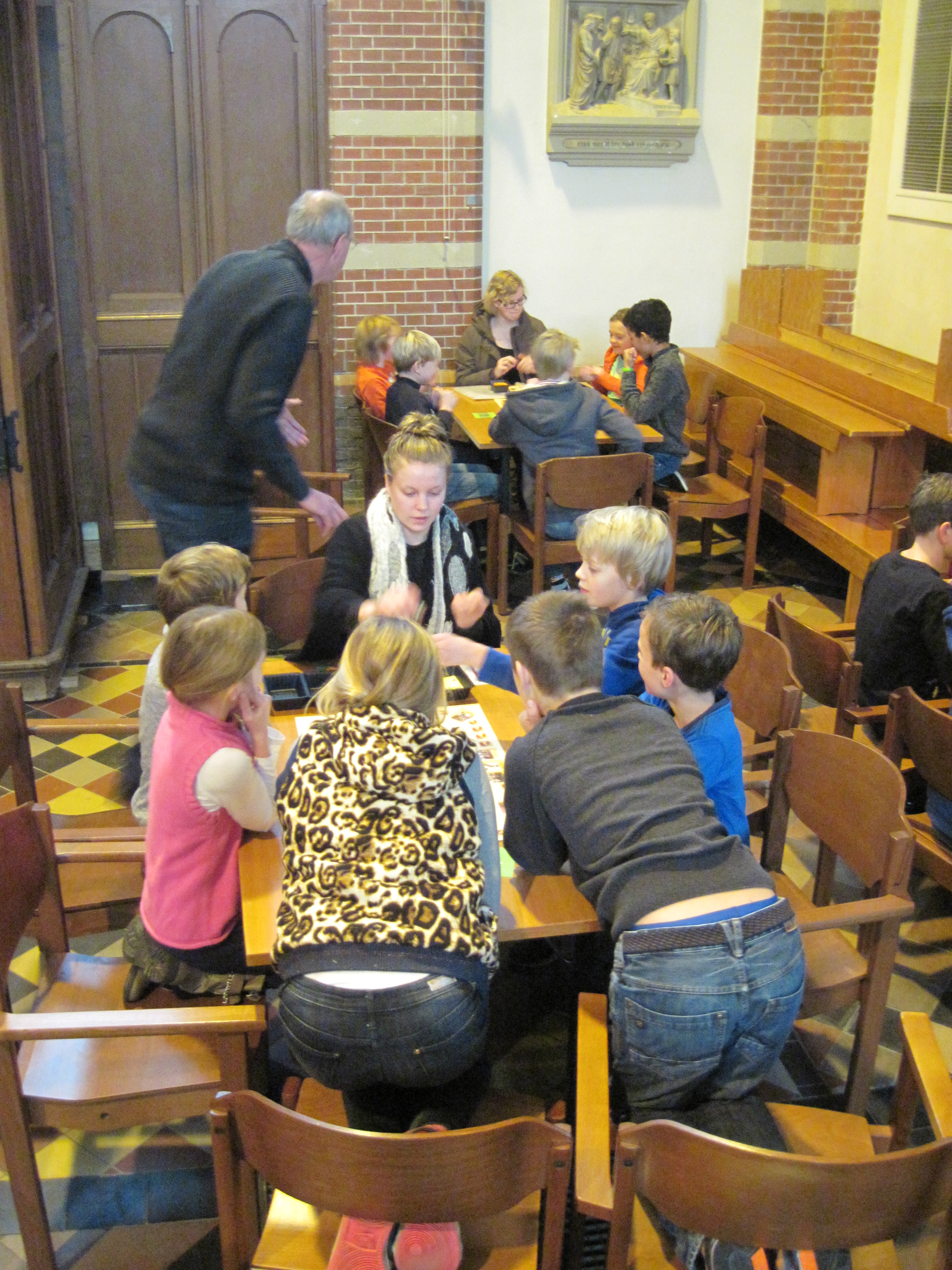 Groep 7 in Corneliuskerk
