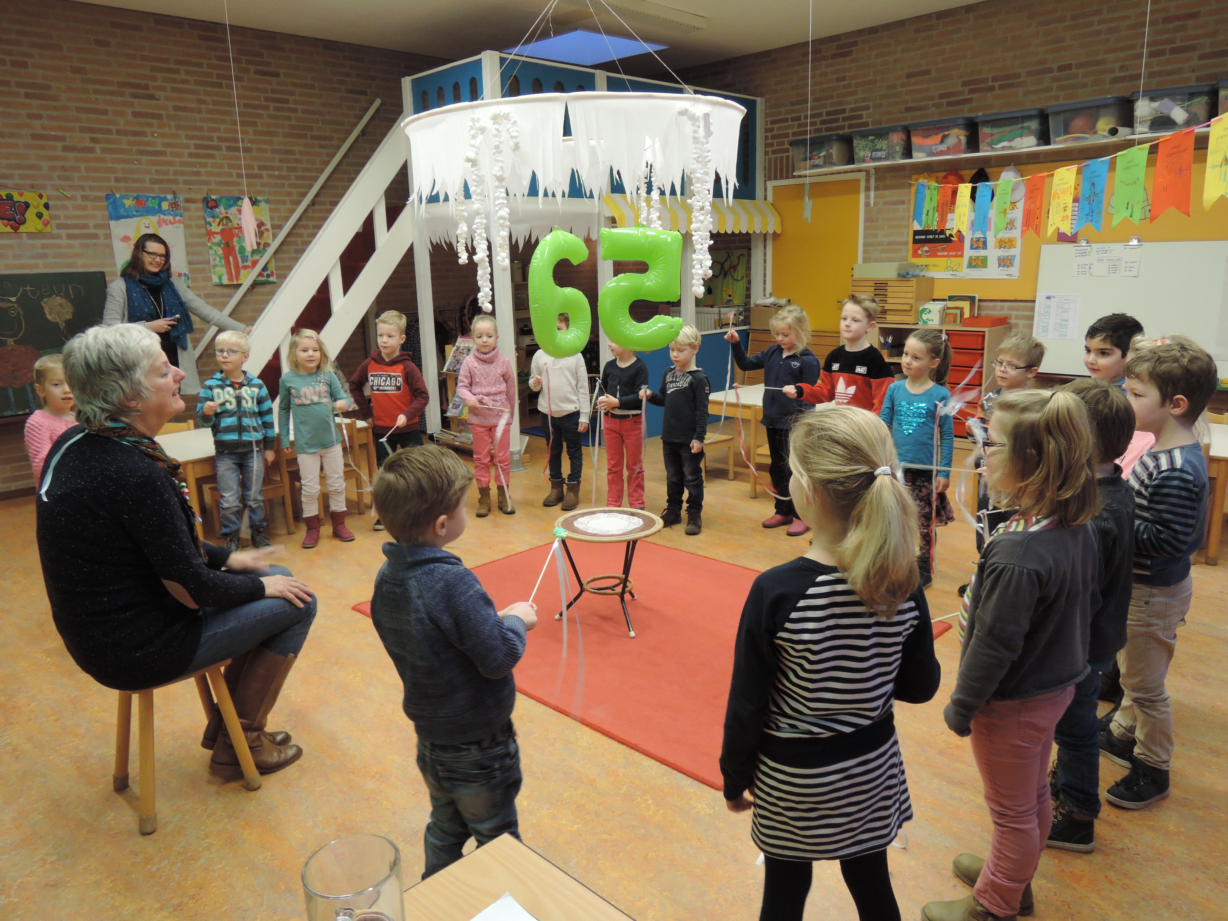 Groep 2: Juf Agnes 65 jaar!