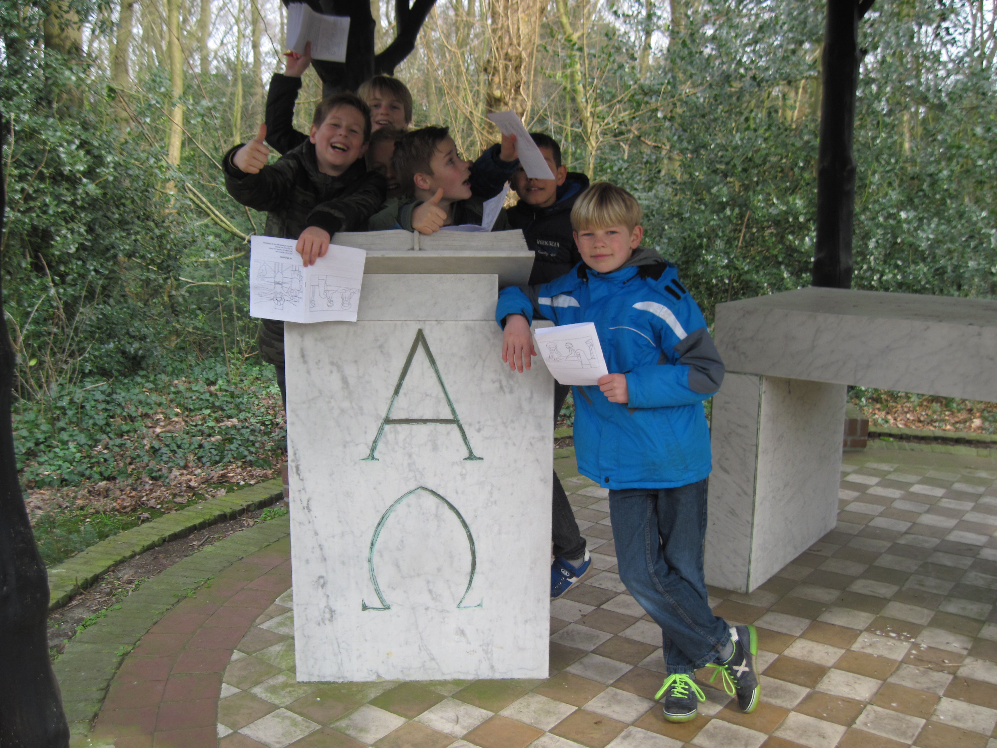 Groep 7 naar Onze Lieve Vrouw ter Nood