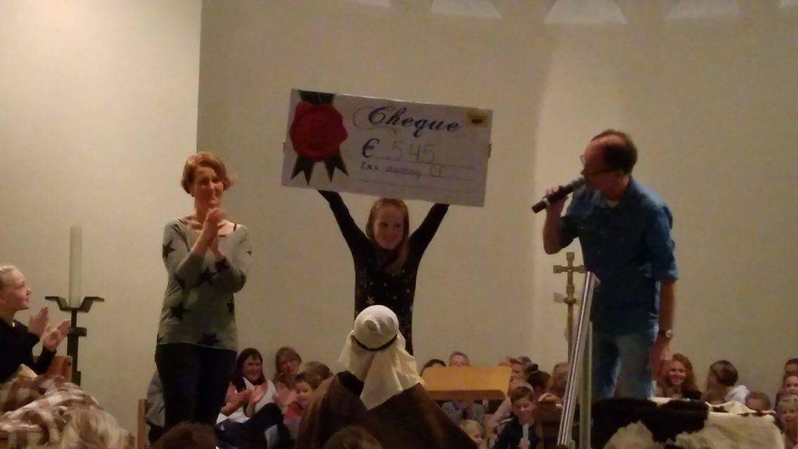 Wat een mooie donatie voor de stichting CF!