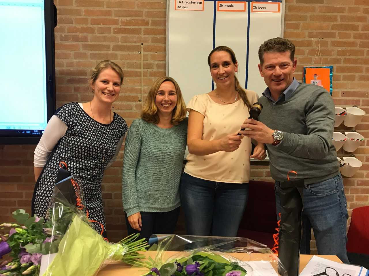 Nieuwe voorzitter en secretaris Ouderraad