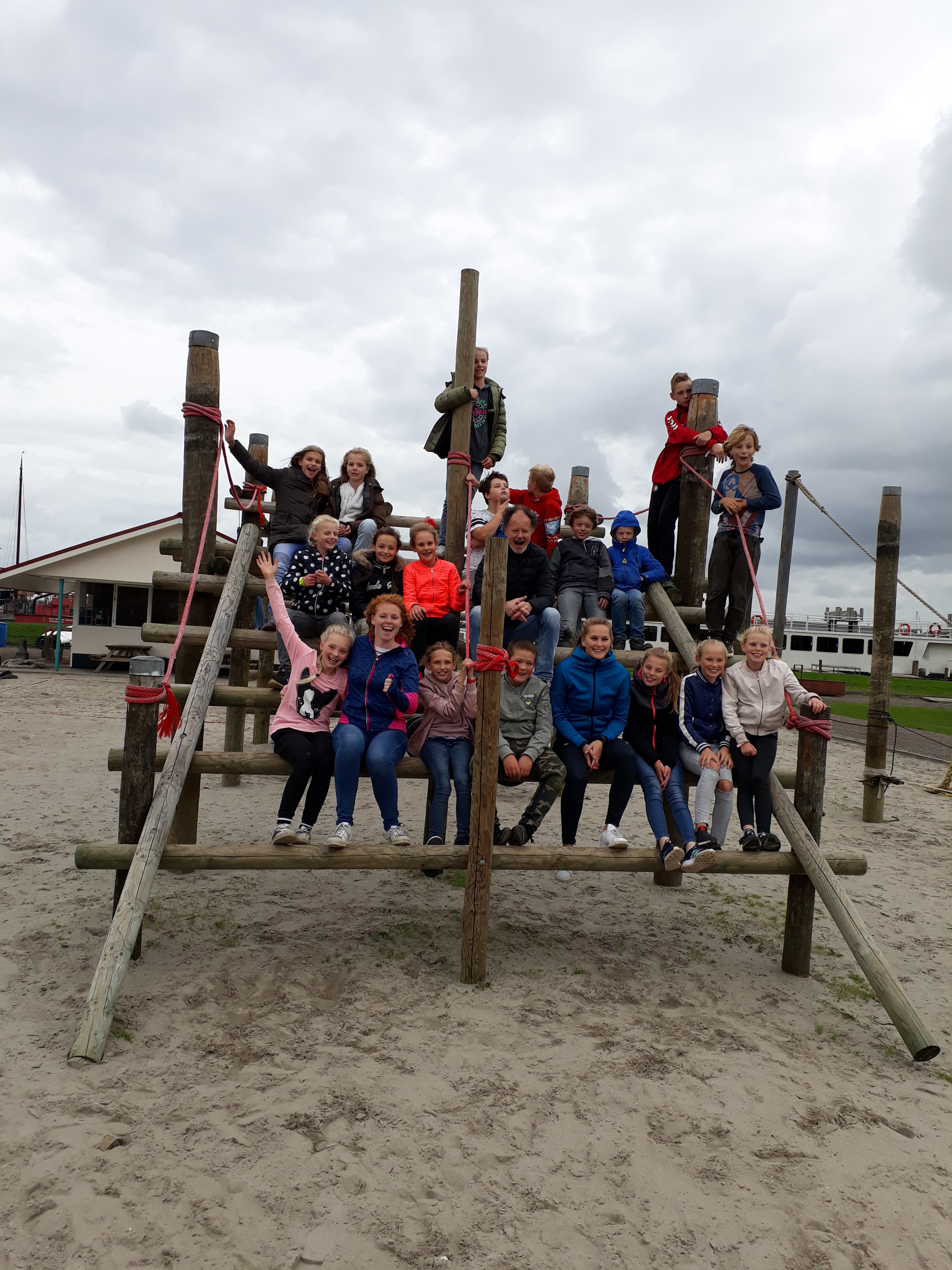 Groep 8 op kamp
