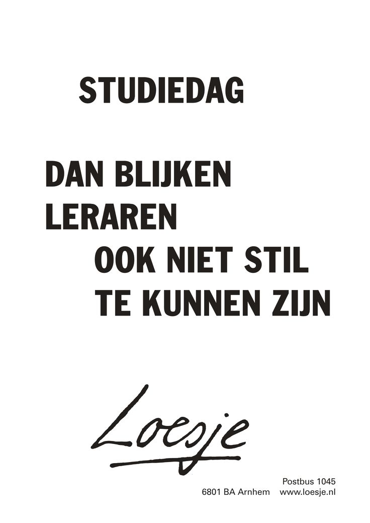 Studiedag 20 november