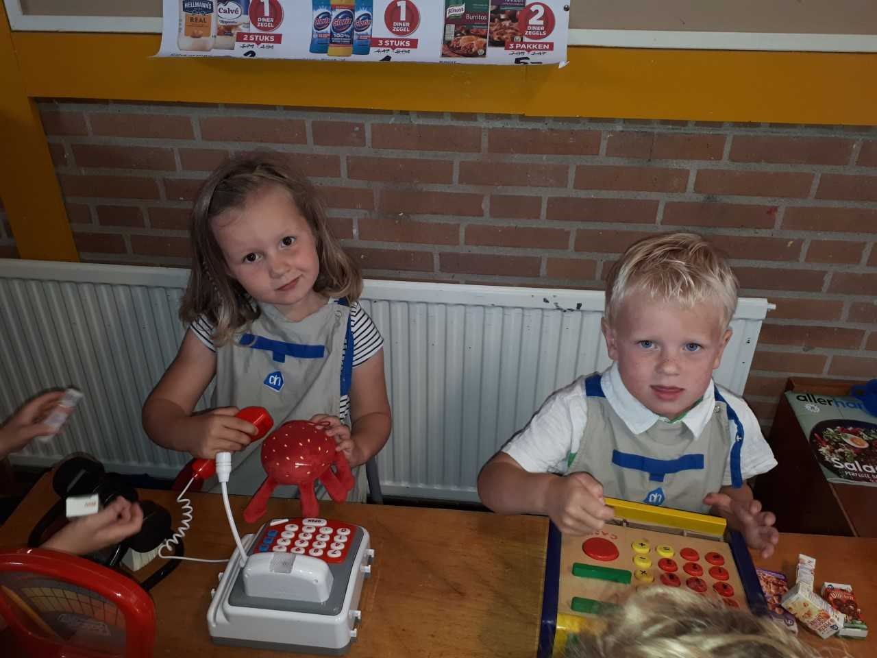 Naar de "SUPERMARKT"