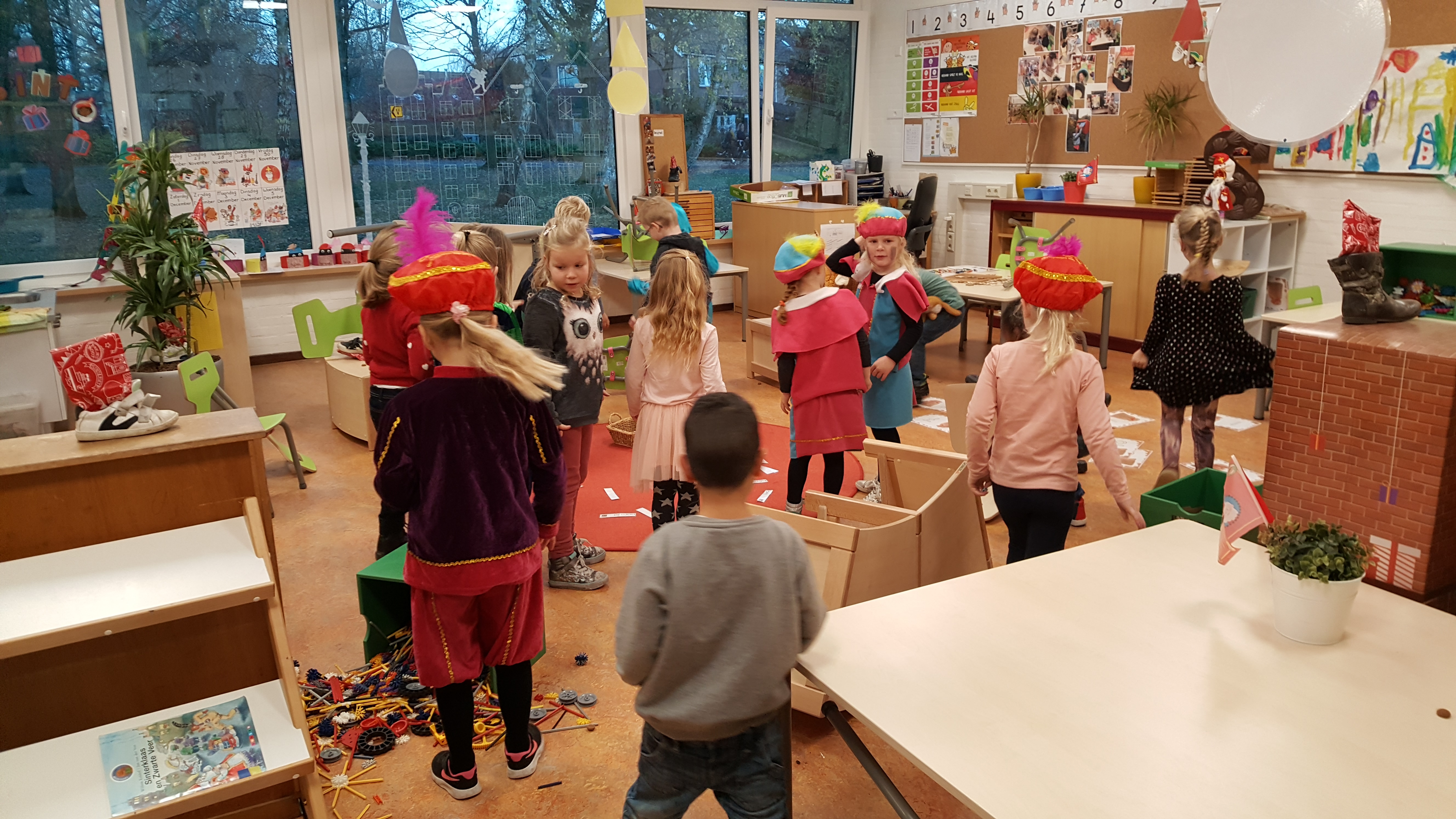 Pietendag bij de kleuters