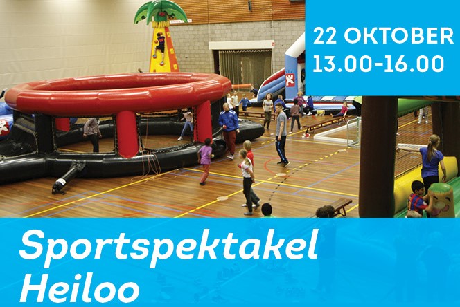 Sportspektakel &dreumesochtend herfstvakantie Heiloo