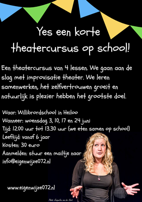 Willibrordschool flyer theatercursus