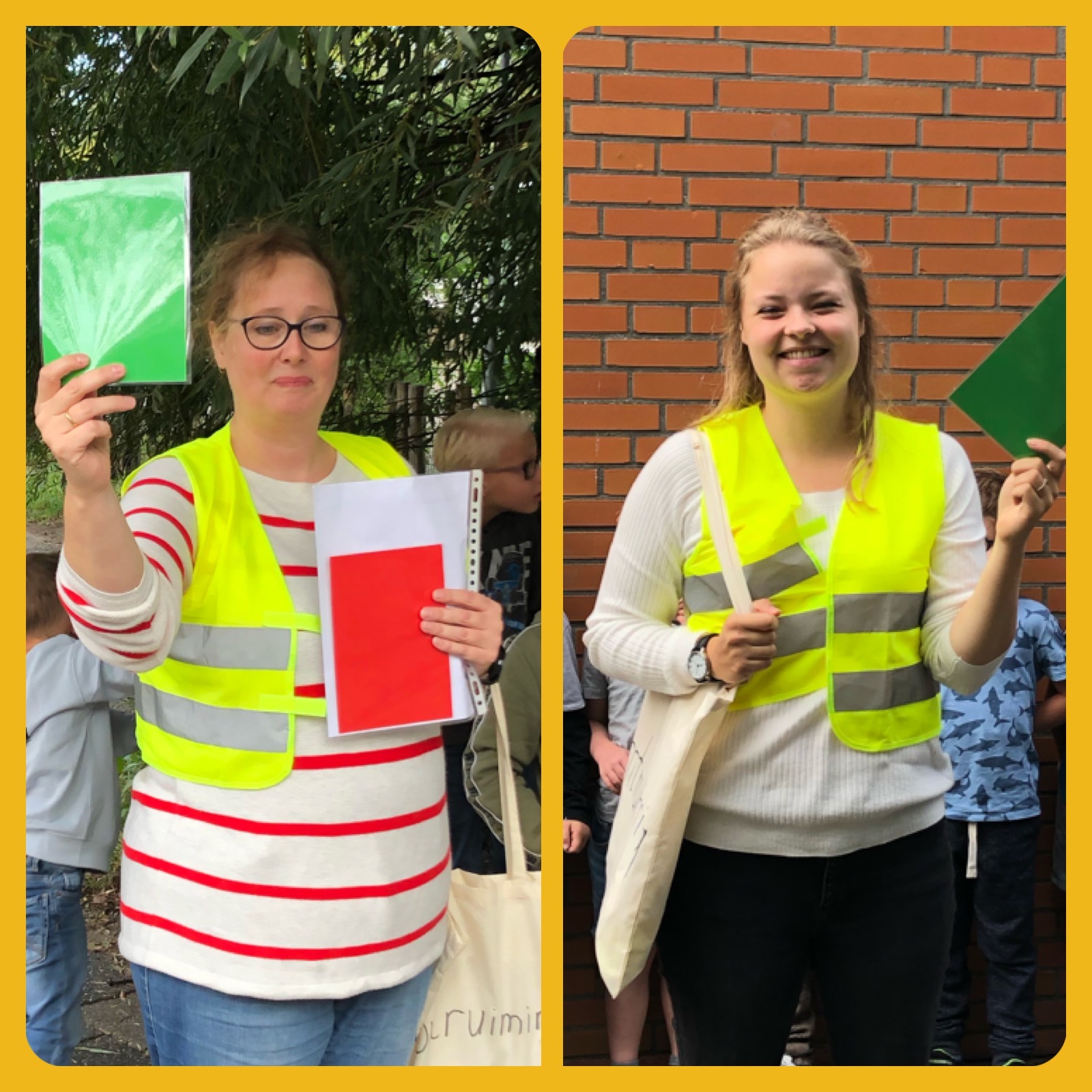 We zijn weer geslaagd voor de brandoefening!