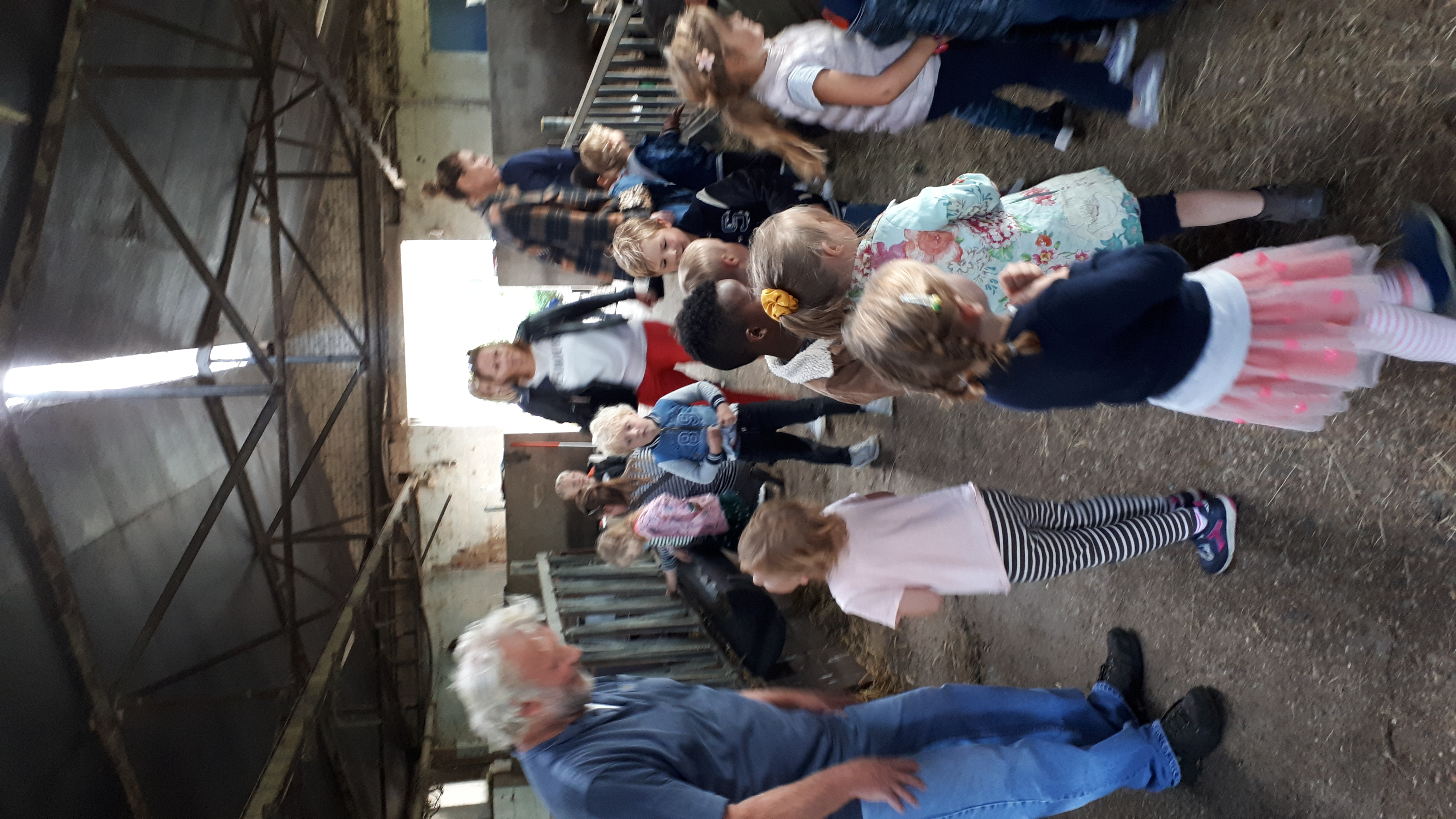 De boerderij in groep 1 - 2 B