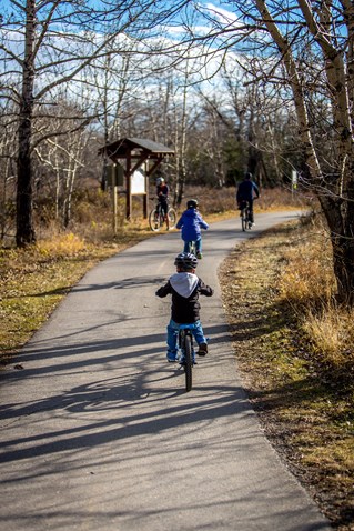 fietsen familie
