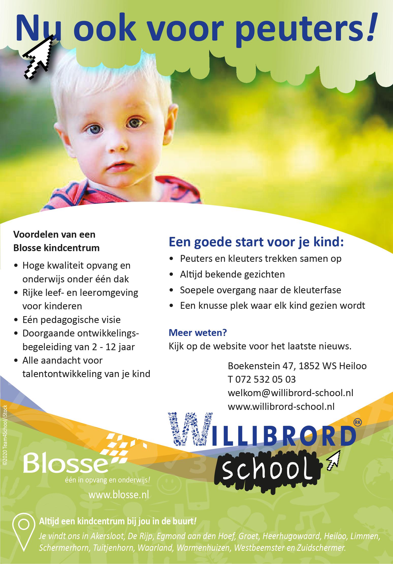 Nu ook een warm welkom voor de peuters!