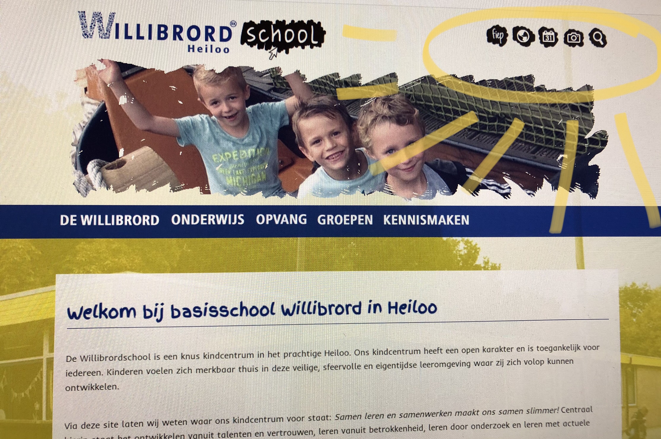 Aanpassingen aan de site