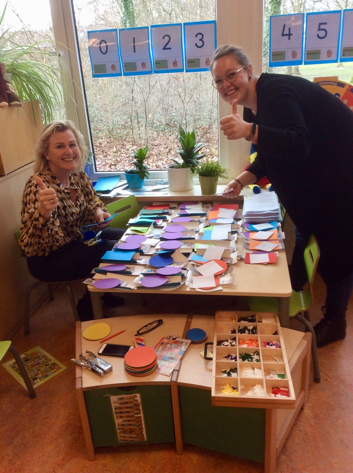 De tweede week thuisonderwijs van groep 1/2a 