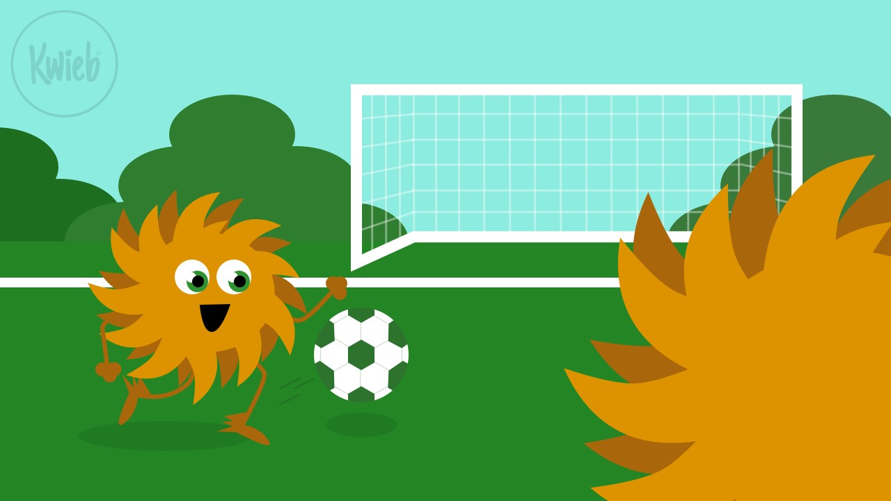 Kiwi-stickers sparen voor klasballen