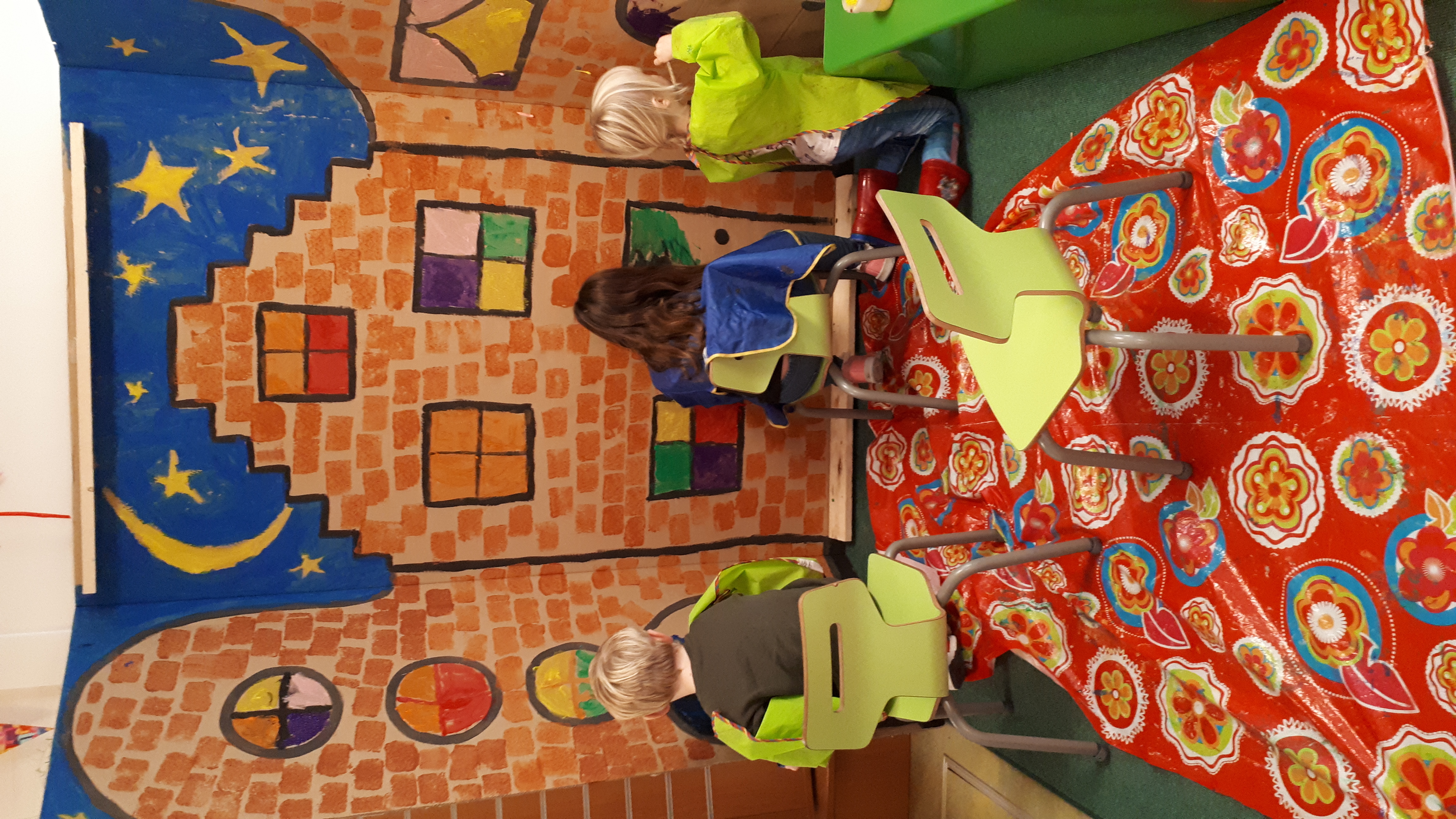 Sinterklaas en Pieten in groep 1-2 B