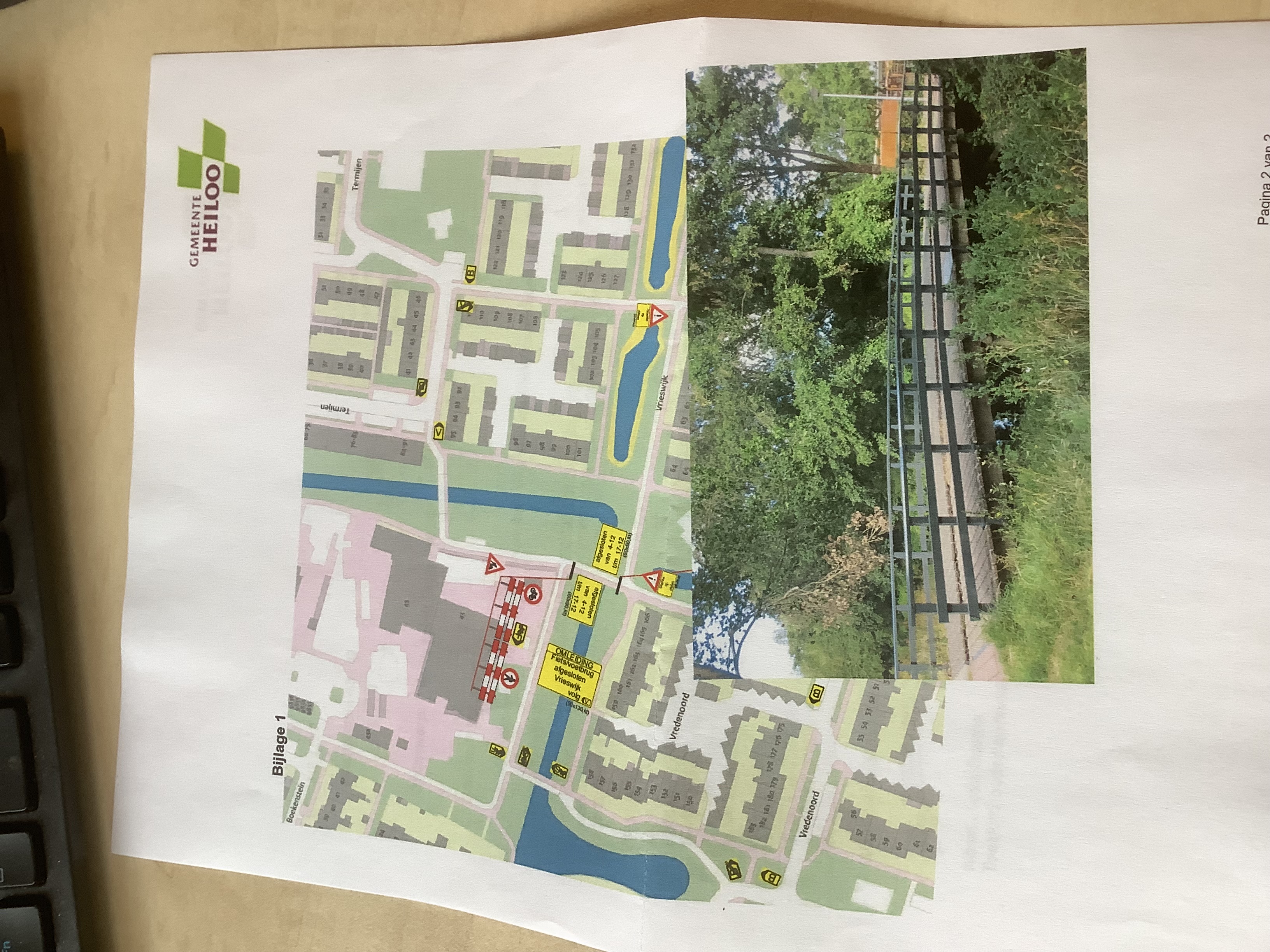 Het bruggetje wordt vernieuwd!